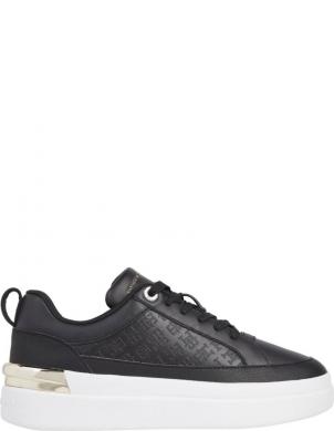 TOMMY HILFIGER sieviešu brīvā laika apavi, Melna, Lux court sneaker