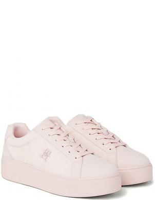 TOMMY HILFIGER sieviešu brīvā laika apavi, Rozā, Platform court sneaker