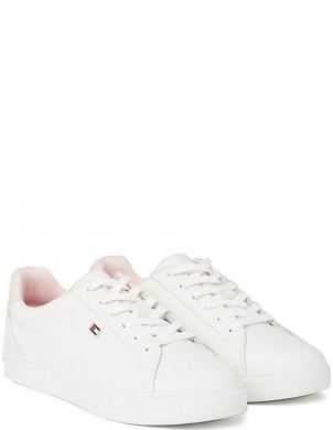 TOMMY HILFIGER sieviešu brīvā laika apavi, Krēmīga/Smilšu, Flag court sneaker