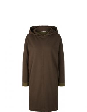 TOM TAILOR kleita sievietēm, Zaļa, midi dress