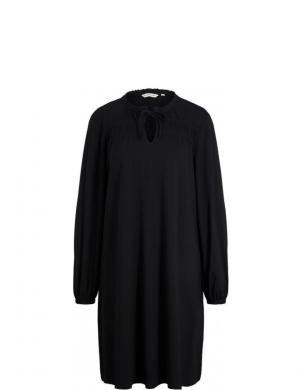 TOM TAILOR kleita sievietēm, Melna, midi dress