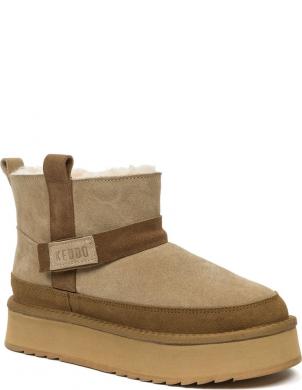 KEDDO zābaki sievietēm, Krēmīga/Smilšu, Booties