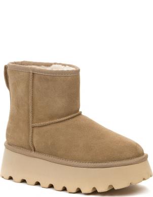 KEDDO apsildāmi zābaki sievietēm, Krēmīga/Smilšu, Booties