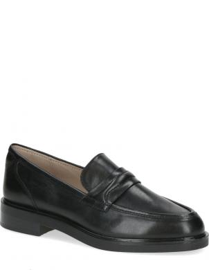 CAPRICE loafer stila apavi sievietēm, Melna, Loafers