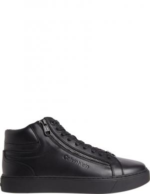 CALVIN KLEIN zābaki vīriešiem, Melna, High top lace up booties