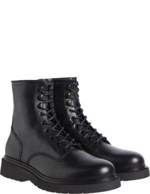 CALVIN KLEIN zābaki vīriešiem, Melna, Lace up boot