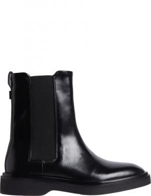 CALVIN KLEIN zābaki sievietēm, Melna, Flat chelsea boot