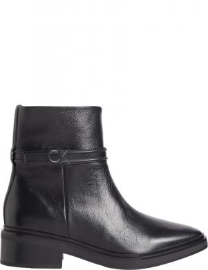 CALVIN KLEIN zābaki sievietēm, Melna, Heel ankle boot 30 
