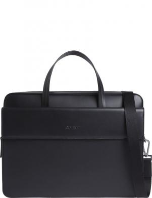 CALVIN KLEIN klēpjdatora maciņš vīriešiem, Melna, Vertical lines laptop bag