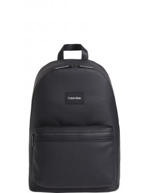 CALVIN KLEIN mugursoma vīriešiem, Melna, Essential round backpack