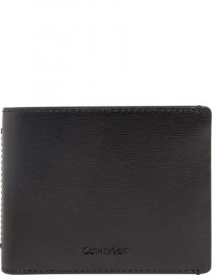 CALVIN KLEIN maku vīriešiem, Melna, Bifold 5cc w/coin wallet