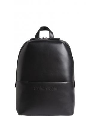 CALVIN KLEIN mugursoma vīriešiem, Melna, Set round backpack