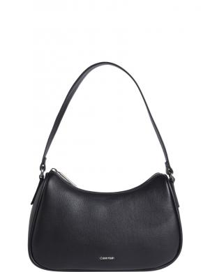 CALVIN KLEIN plecu soma sievietēm, Melna, Refine shoulder bag