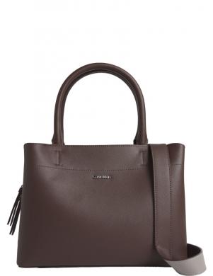 CALVIN KLEIN rokassomiņa sievietēm, Brūna, Business medium tote