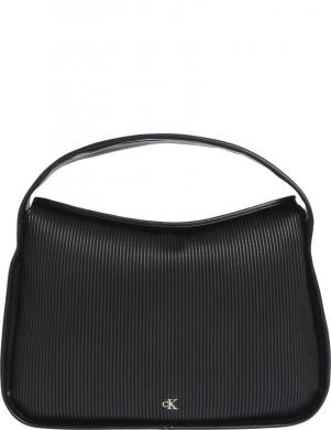 CALVIN KLEIN JEANS plecu soma sievietēm, Melna, Rib shoulderbag