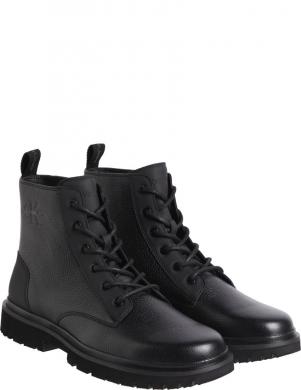 CALVIN KLEIN JEANS zābaki vīriešiem, Melna, Mid laceup boot