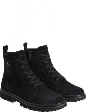 CALVIN KLEIN JEANS zābaki vīriešiem, Melna, Boot mid laceup iconic dress