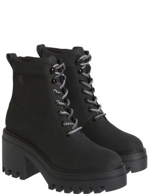 CALVIN KLEIN JEANS zābaki sievietēm, Melna, Chunky heeled zip boot
