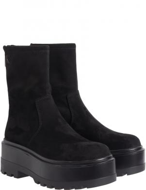 CALVIN KLEIN JEANS zābaki sievietēm, Melna, Flatform zip booties