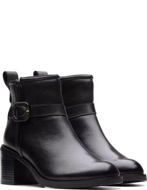 CLARKS zābaki sievietēm, Melna, Chamberly booties