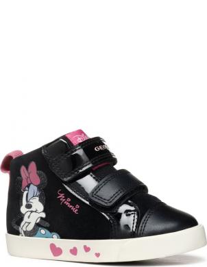 GEOX zābaki meitenēm, Melna, Kilwi booties