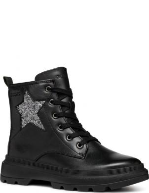 GEOX zābaki meitenēm, Melna, Kiddartah booties