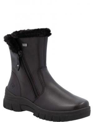 REMONTE zābaki sievietēm, Melna, Ladies mid height boots