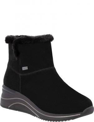REMONTE zābaki sievietēm, Melna, Ladies mid height boots