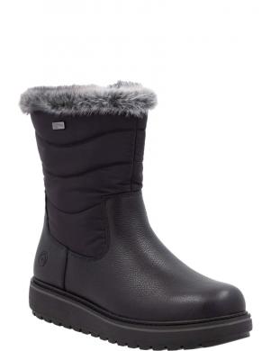 REMONTE zābaki sievietēm, Melna, Ladies mid height boots