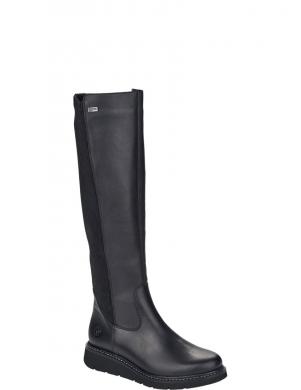 REMONTE garie zābaki sievietēm, Melna, Ladies' boots