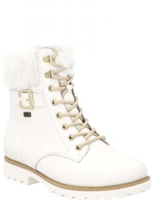 REMONTE zābaki sievietēm, Balta, Ladies mid height boots