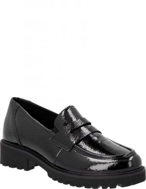 REMONTE loafer stila apavi sievietēm, Melna, Ladies shoes