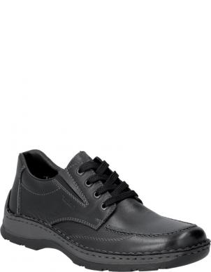 RIEKER ikdienas apavi vīriešiem, Melna, Men's shoes