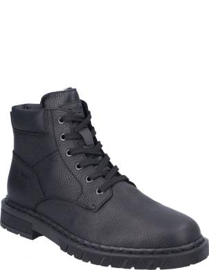 RIEKER zābaki vīriešiem, Melna, Men's boots