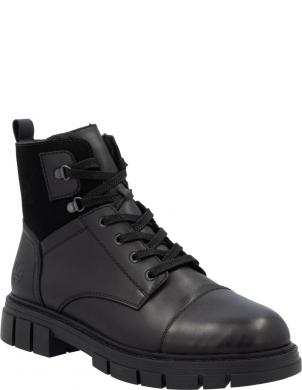 RIEKER zābaki vīriešiem, Melna, Men's boots