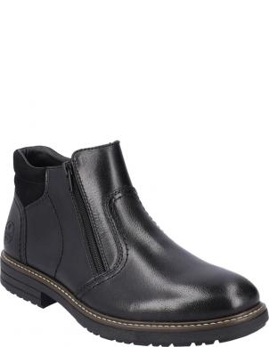 RIEKER zābaki vīriešiem, Melna, Men's boots