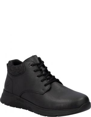 RIEKER zābaki vīriešiem, Melna, Mens short boots