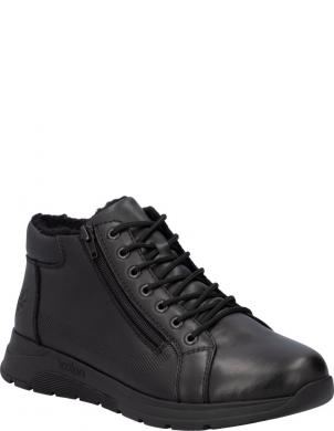 RIEKER zābaki vīriešiem, Melna, Men's boots