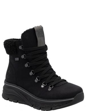 RIEKER zābaki sievietēm, Melna, Ladies mid height boots