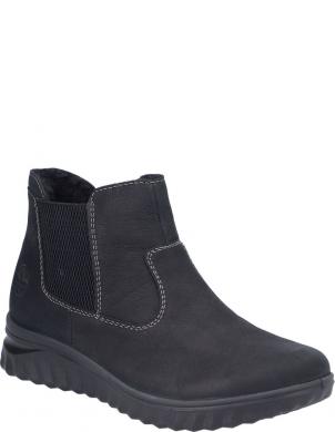 RIEKER zābaki sievietēm, Melna, Ladies mid height boots