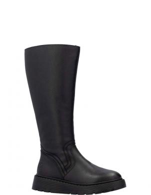 RIEKER garie zābaki sievietēm, Melna, Ladies' boots