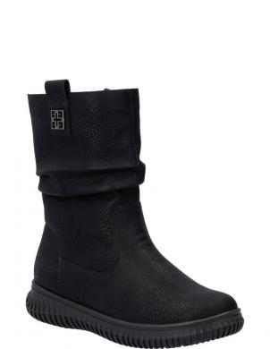 RIEKER zābaki sievietēm, Melna, Ladies mid height boots