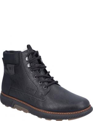 RIEKER zābaki vīriešiem, Melna, Men's boots