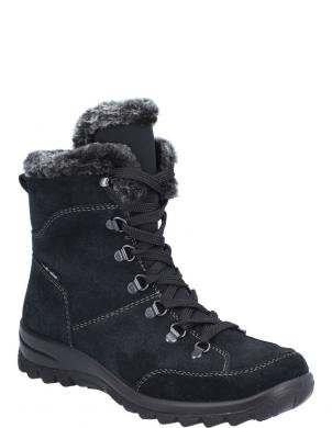RIEKER garie zābaki sievietēm, Melna, Ladies mid height boots