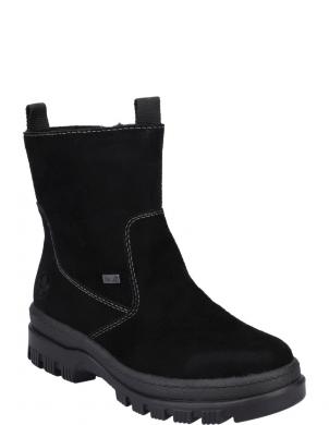 RIEKER zābaki sievietēm, Melna, Ladies mid height boots