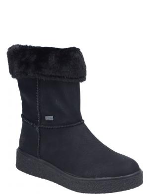 RIEKER zābaki sievietēm, Melna, Ladies mid height boots