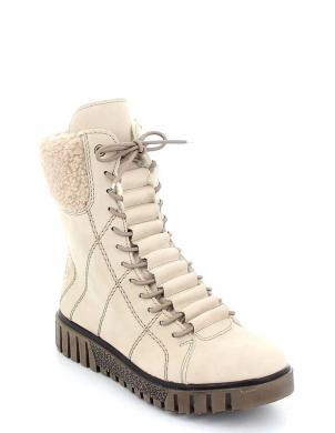 RIEKER zābaki sievietēm, Krēmīga/Smilšu, Ladies mid height boots