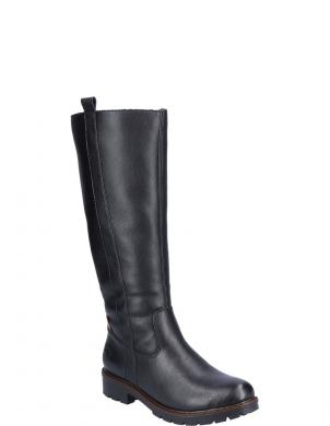 RIEKER garie zābaki sievietēm, Melna, Ladies' boots