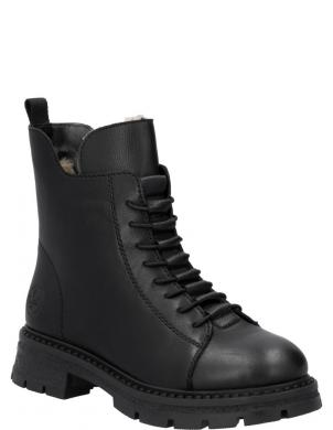 RIEKER zābaki sievietēm, Melna, Ladies mid height boots