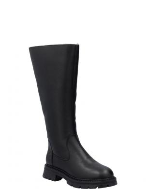 RIEKER garie zābaki sievietēm, Melna, Ladies' boots
